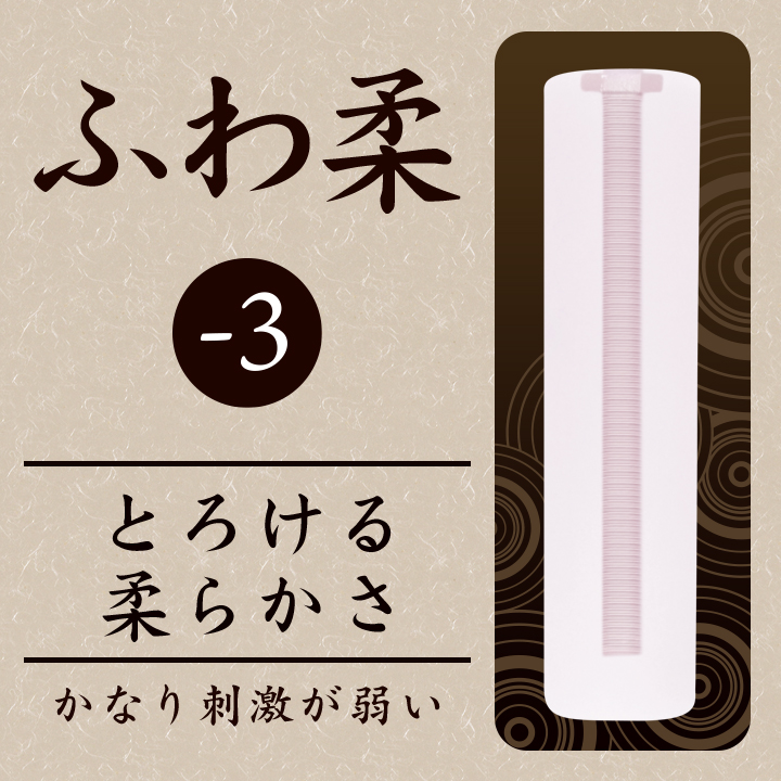 3種類の硬度にシンプルなヒダ構造のオナホ 職人の朝は早い 小売業者